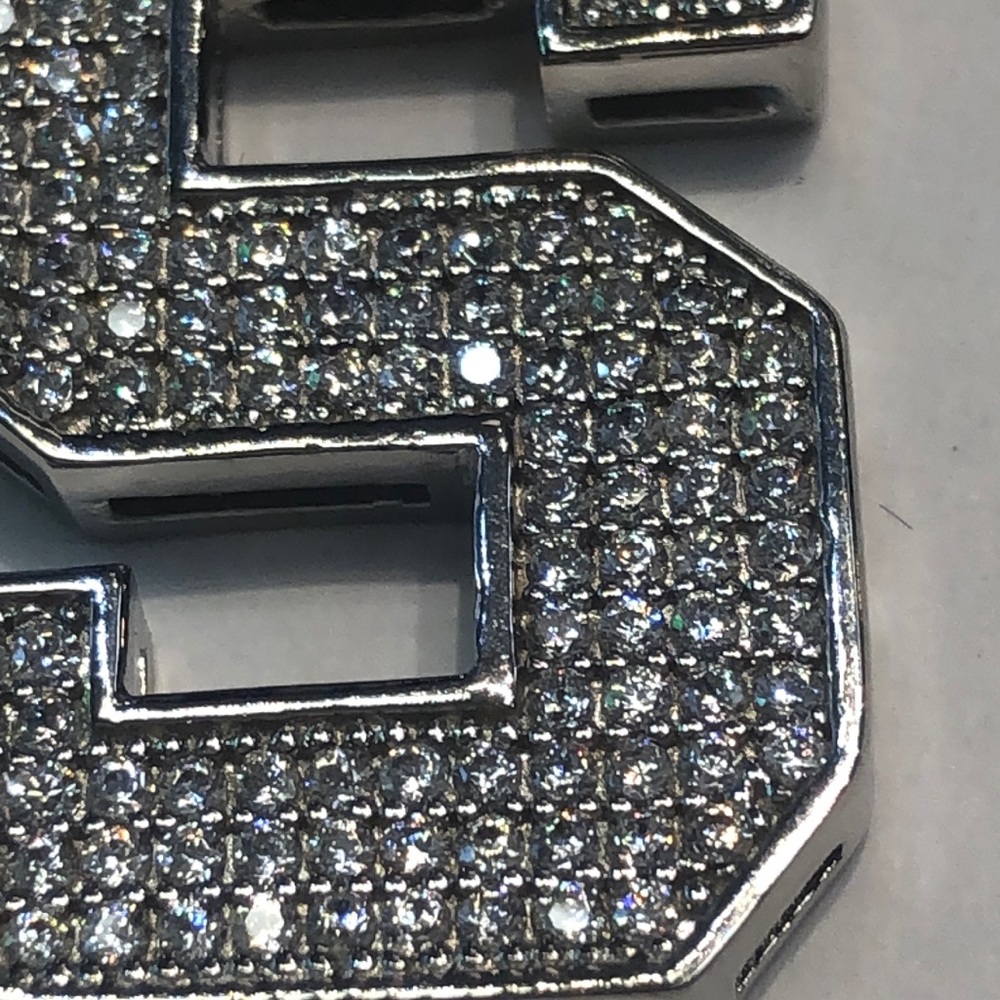 Silver Initial Pendant - image 3